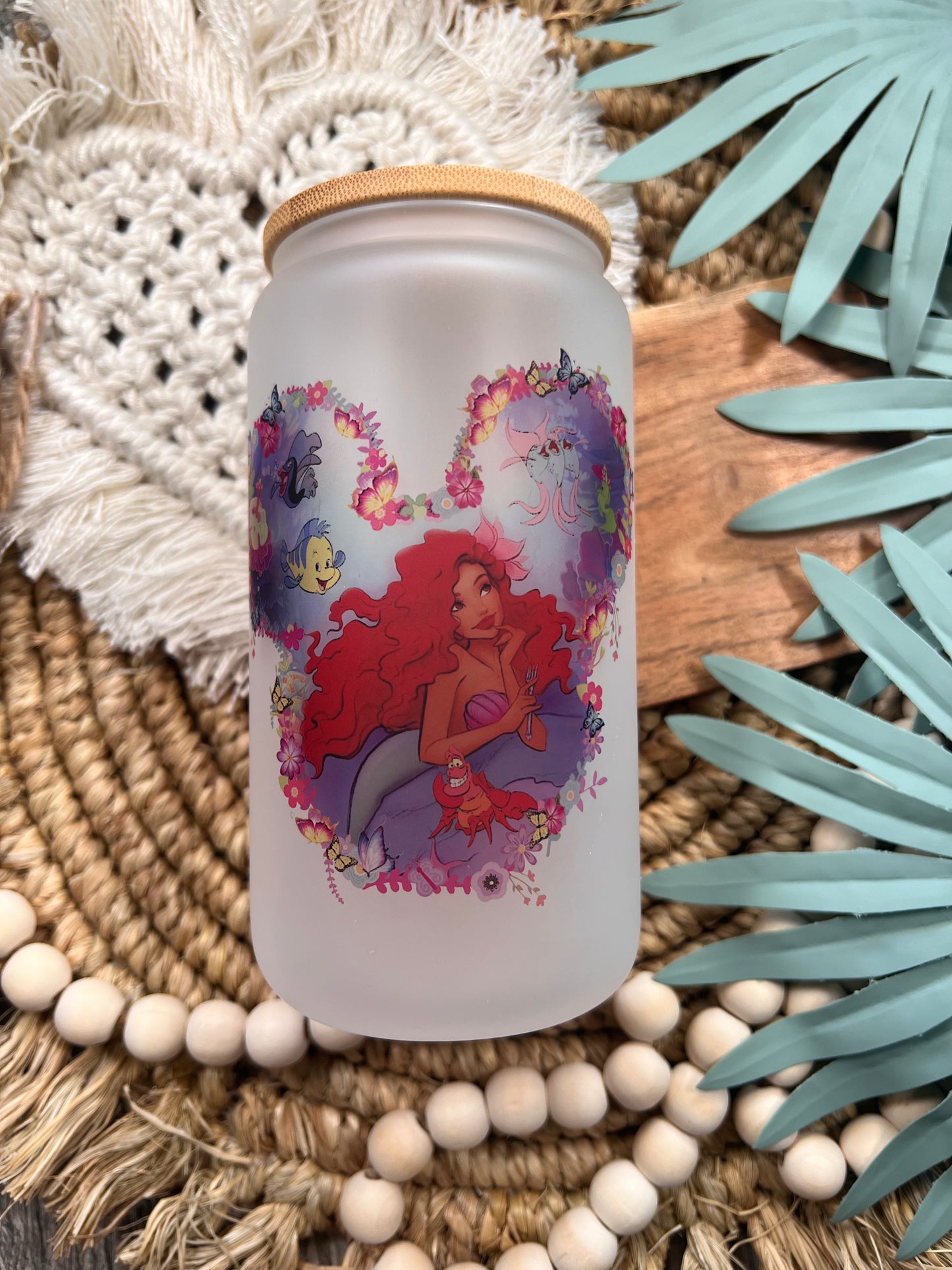 Lata de cristal de sirena