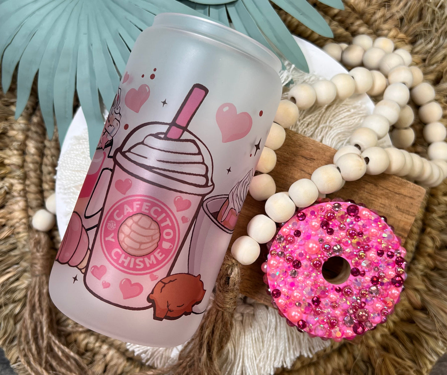 Cafecito Y Chisme Glass Can