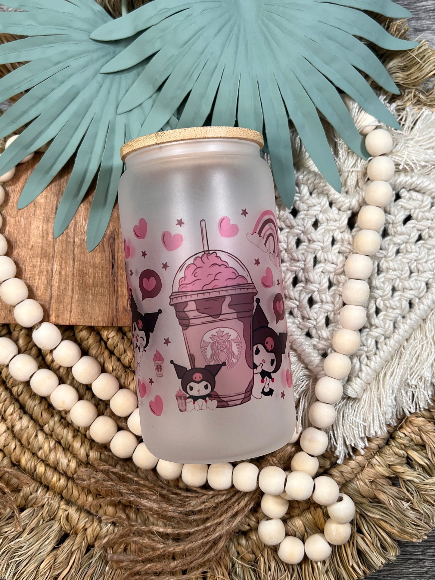 Lata de vidrio para café con leche Kurom