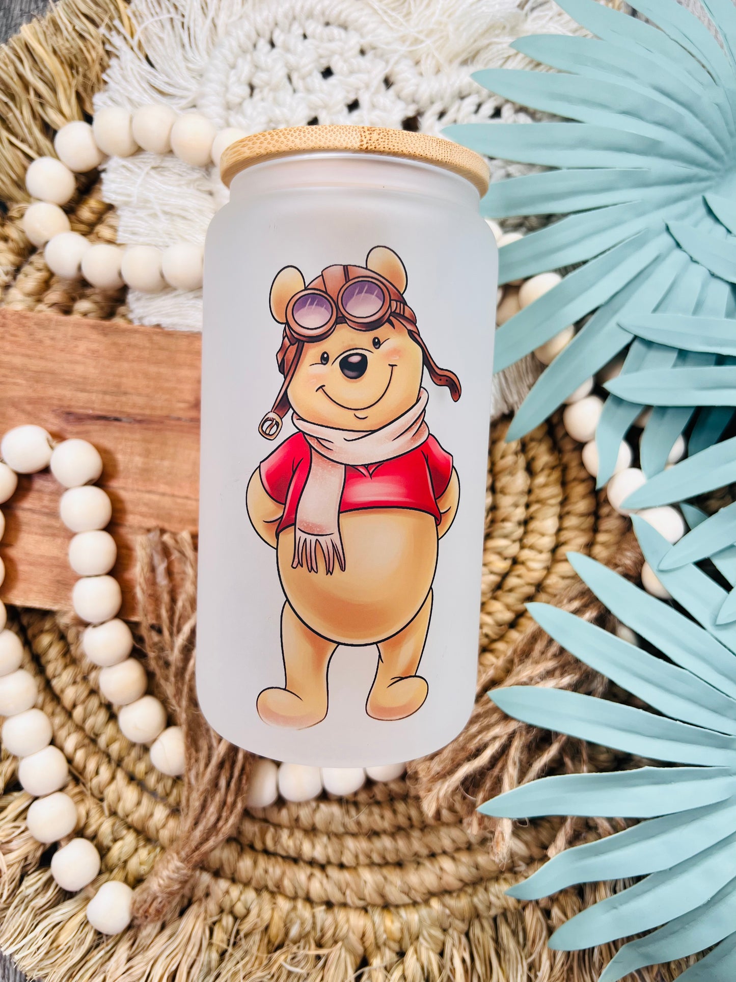 Lata de vidrio de Pilot Pooh
