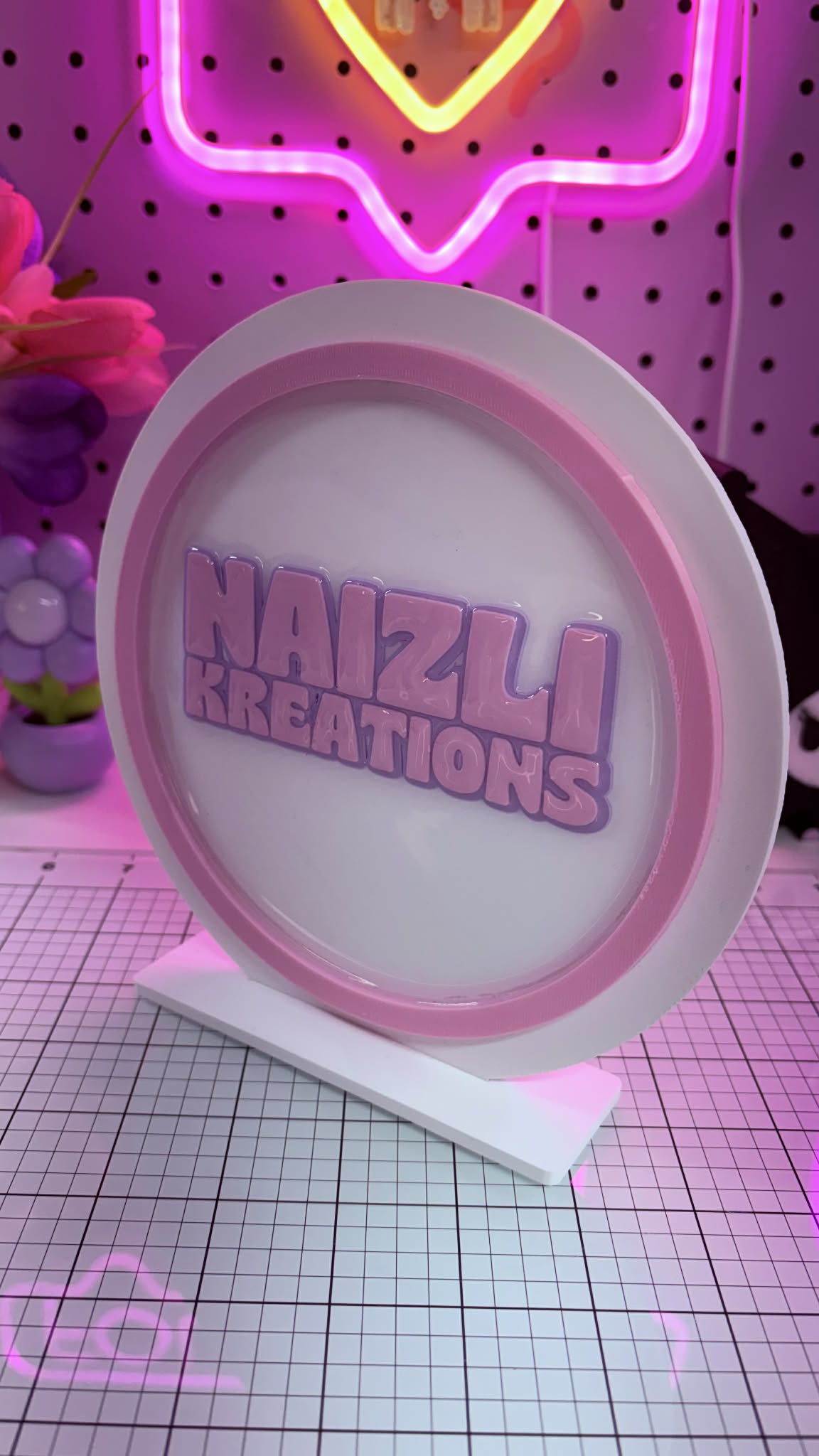 Logo Display in 3D printing 6"