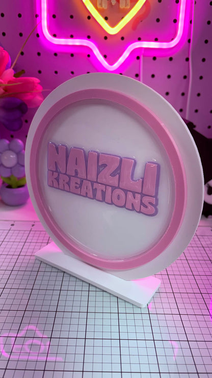 Logo Display in 3D printing 6"