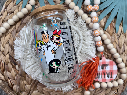 Black PPG Starbucks Glass Can