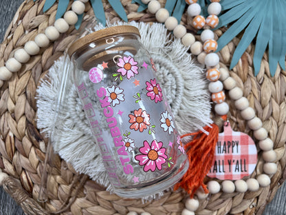 Lata de vidrio PPG de Starbucks rosa