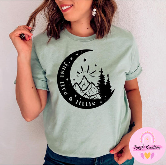 Camiseta "Solo vive un poco"