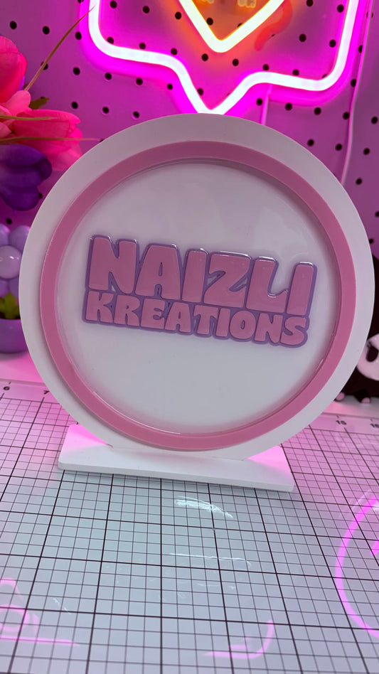 Logo Display in 3D printing 6"