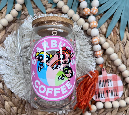 Lata de vidrio PPG de Starbucks rosa