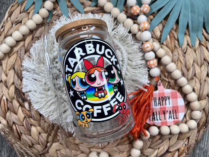 Black PPG Starbucks Glass Can