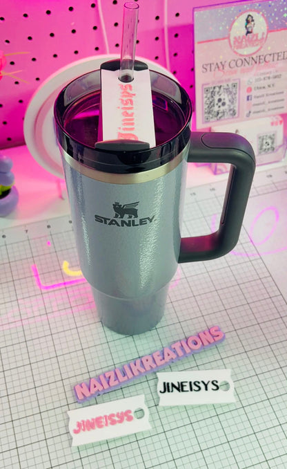 Personalized 3D printed nameplate for Stanley