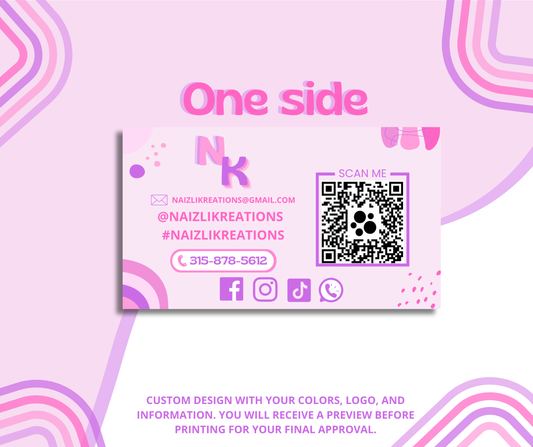 Business Card One Side