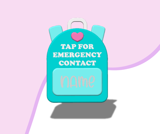 NFC Backpack Keychain Girl