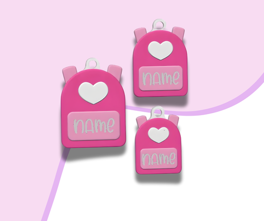 NFC Heart Backpack Keychain