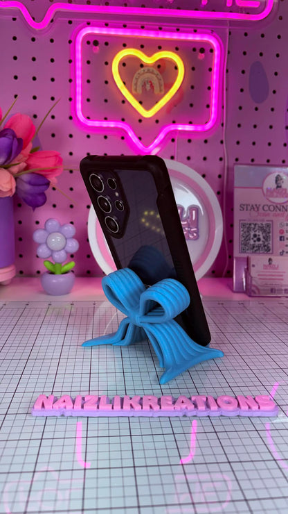 Phone Holder 3D Decorative Bow – Girly Edition
