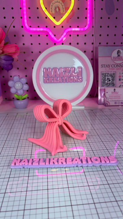 Phone Holder 3D Decorative Bow – Girly Edition