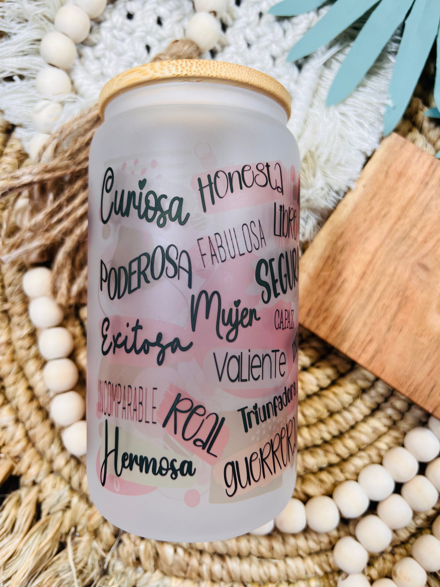 Lata de vidrio Motivación