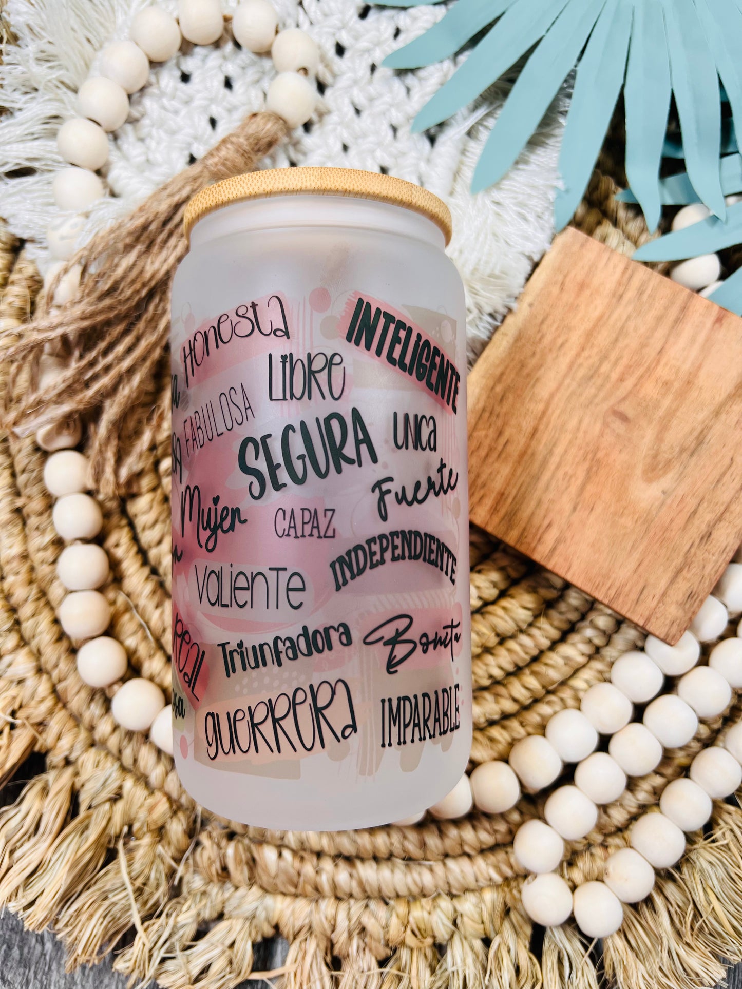 Lata de vidrio Motivación