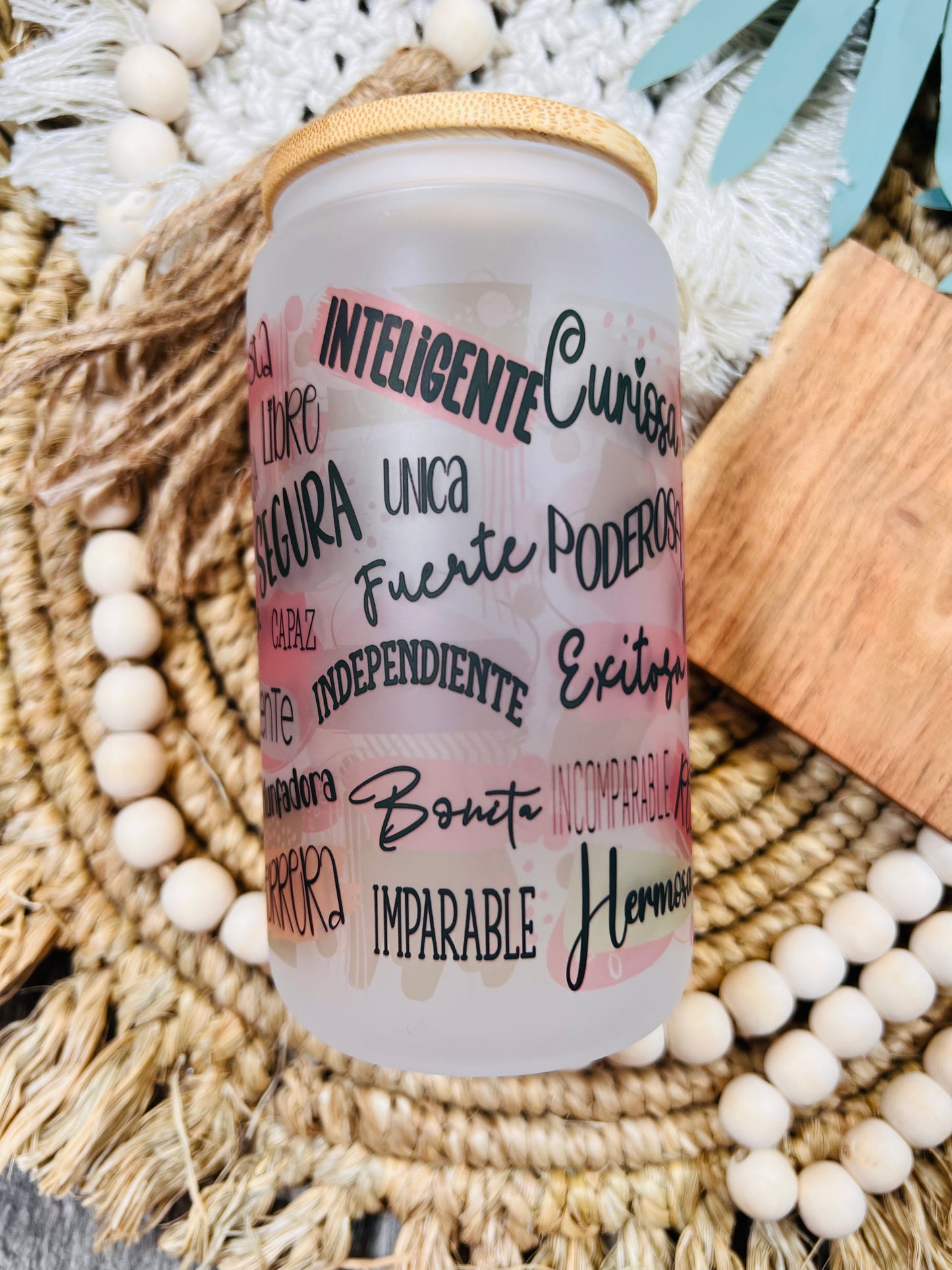 Lata de vidrio Motivación