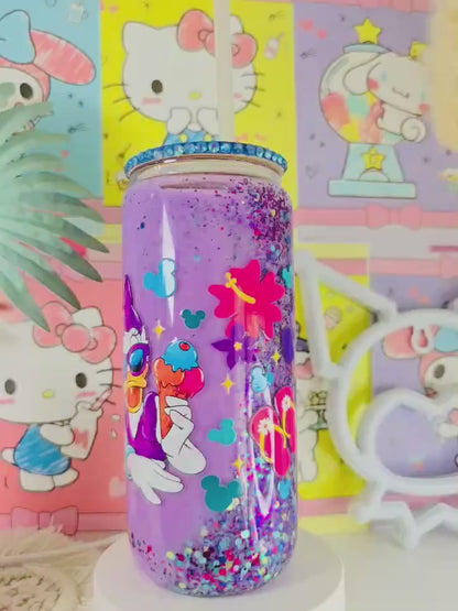 MM & Daisy Snowglobe Can