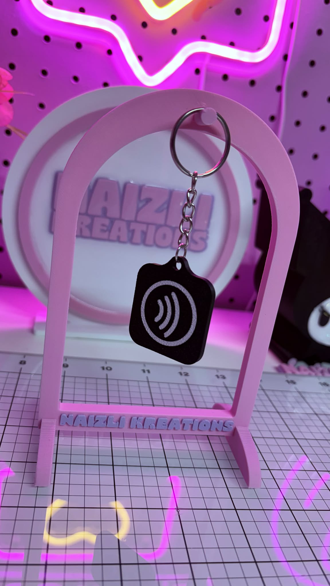 NFC Instagram Keychain