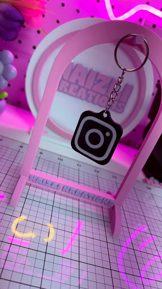 NFC Instagram Keychain