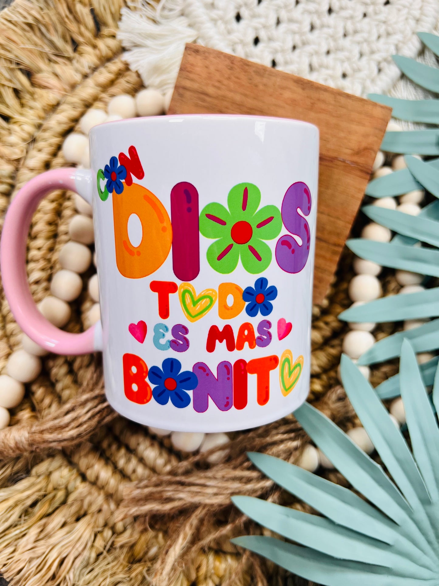 Taza Con Dios Todo Es Más Bonito