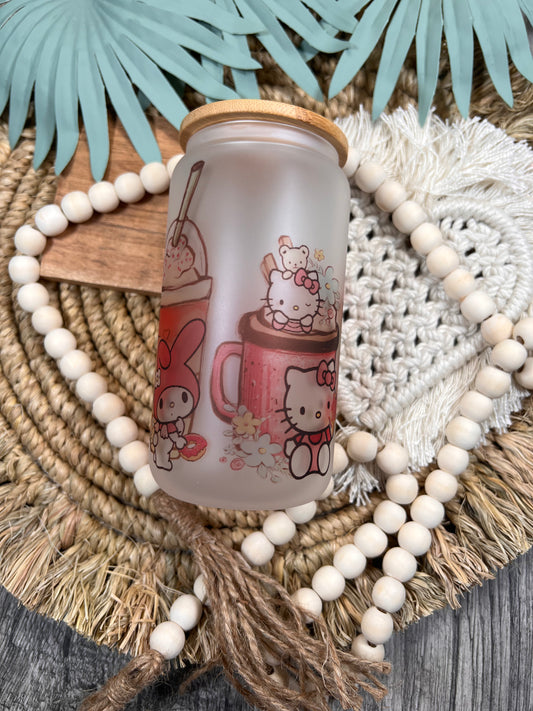 Lata de café con leche de Kitty &amp; Friends