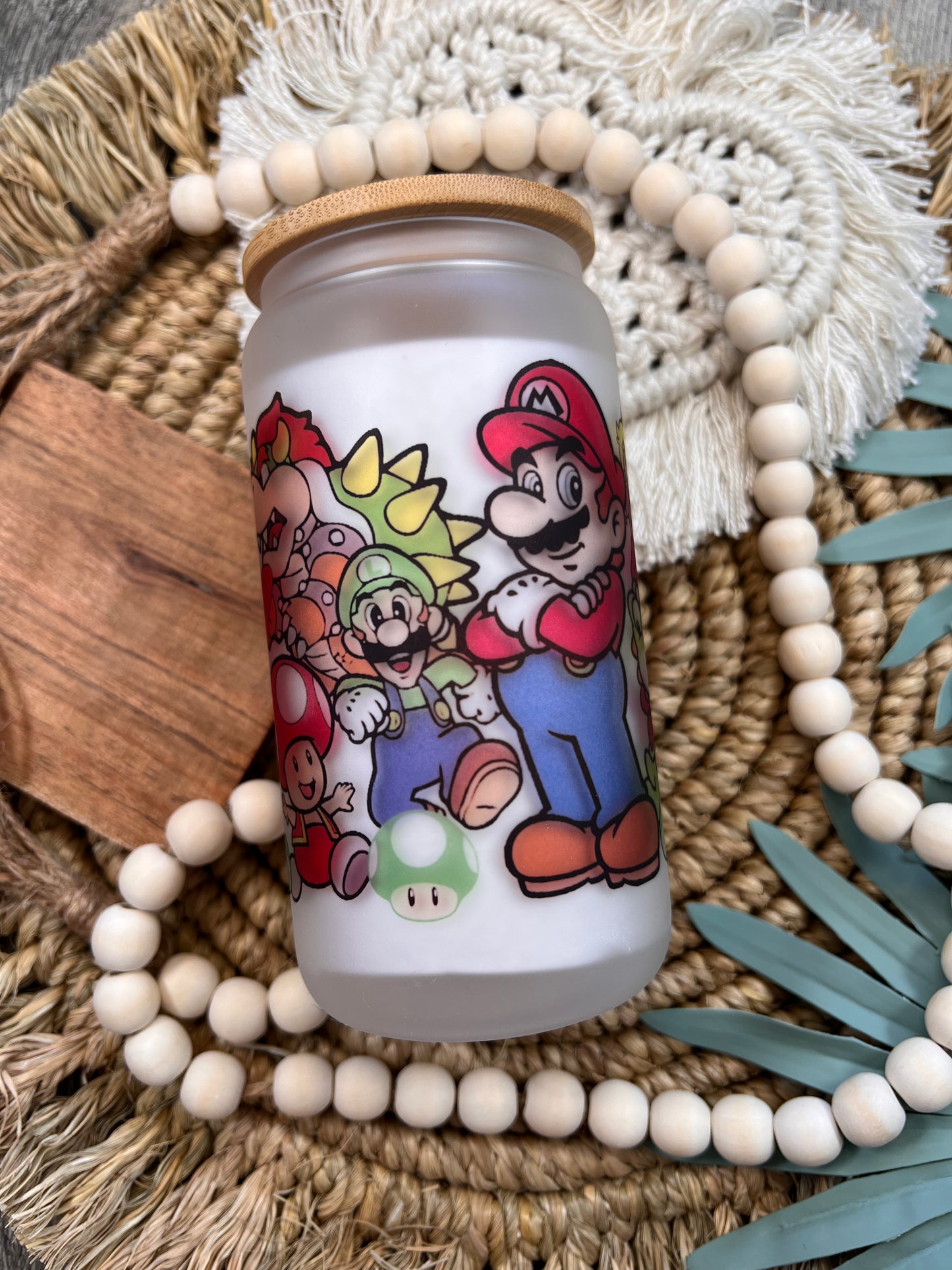 Lata de cristal de Mario Bros.