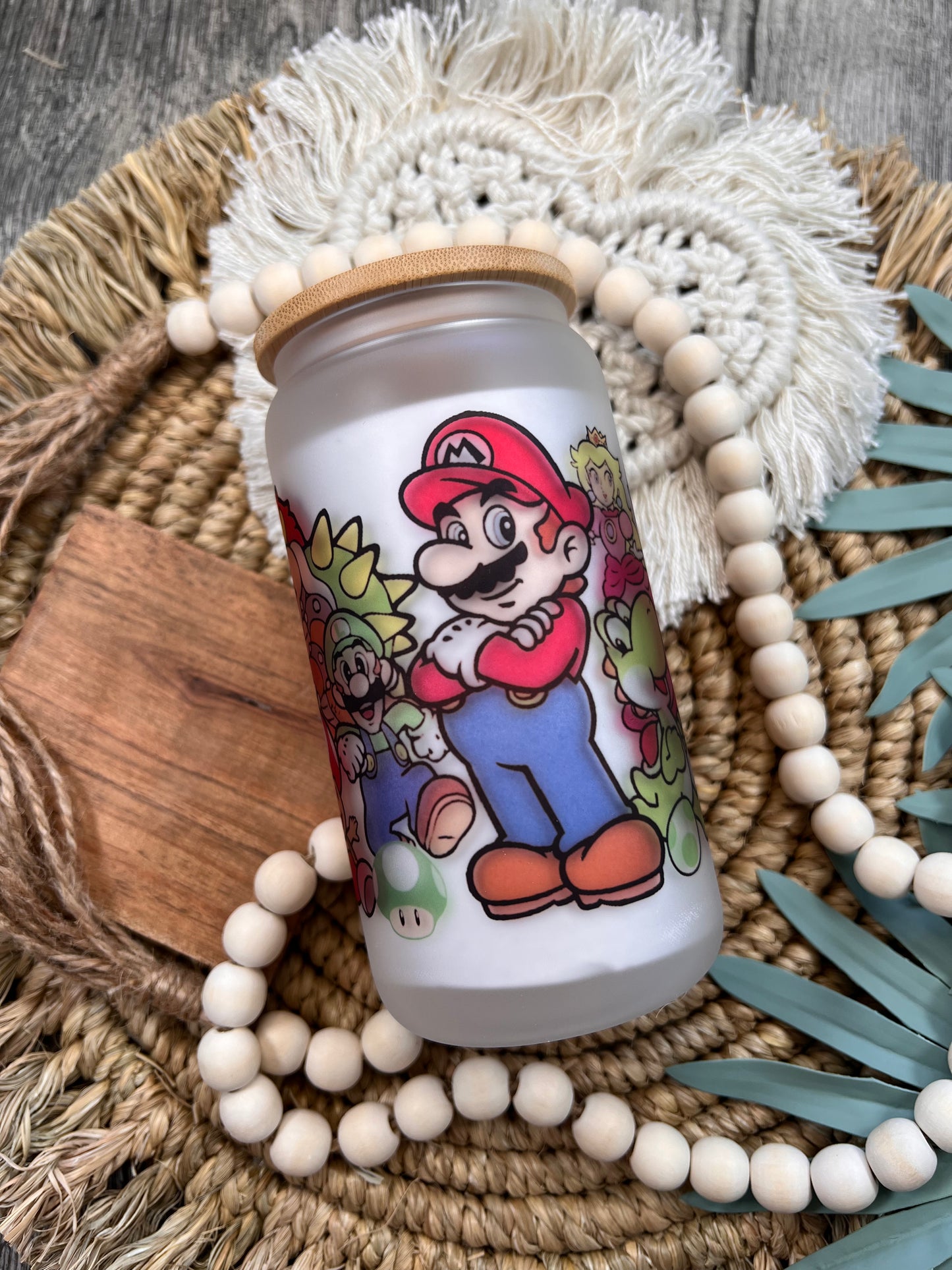 Lata de cristal de Mario Bros.
