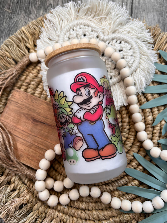 Lata de cristal de Mario Bros.